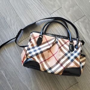 Burberry diaper bag